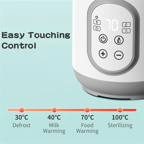 Multifunction Baby Bottle Warmer,Quick & Safe Heating, Night Use, Stable Temperature Control,Nursing Bottle Heater