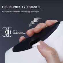 Elektronisk Greppstyrketränare Automatisk Registrering Handdynamometer Uppladdningsbar Digital Greppstyrkemätare