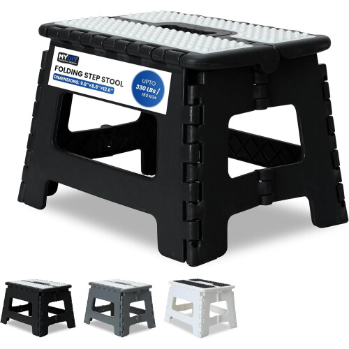 9 Inch Foldable Step Stool Strong Plastic 150kg