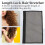 Barella per Capelli con Blocco di Lunghezza, Barella per Capelli con Lunghezza e Blocco, Rete per Barelle per Capelli con Lunghezza N-Lock, Lunghezza 10