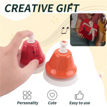 Desk Bells, 8 Notes Diatonic Metal Hand Bells, Rainbow Music Bells, Musical Learning Teaching Percussion Instrument