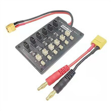 1S 6-Serie Batterij Parallelle Oplaadkaart Ingebouwde Kortsluitbeveiliging Ondersteunt de Meeste Lipo Balance-Opladers