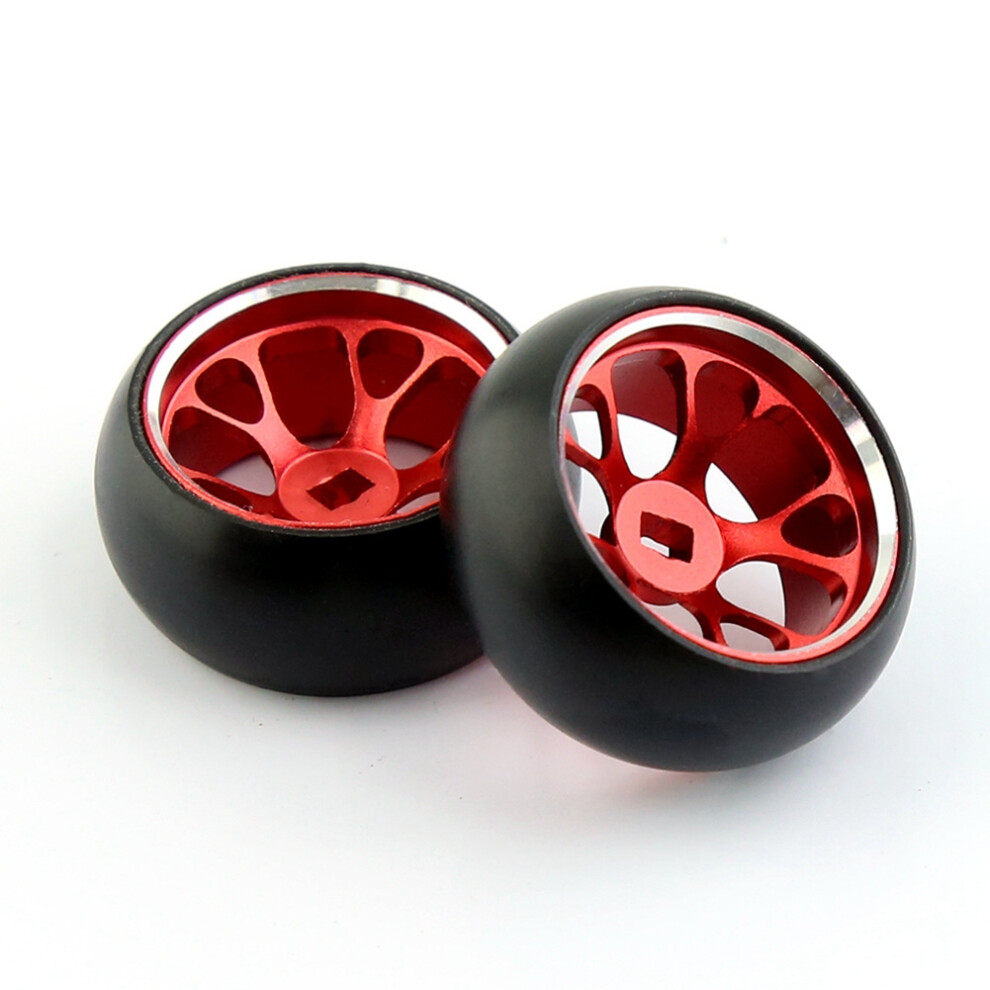 Hard Plastic Drift Tires Tyre Metal Wheel Rim For 284131 K969 K989 -Z 1/28 Rc Car Parts, Black 6032940000752