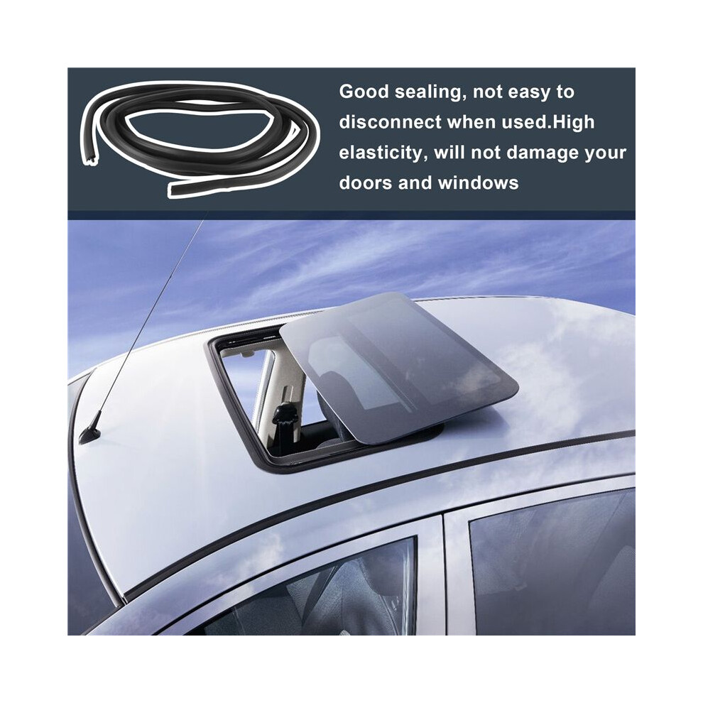 Front Outer Sunroof Seal For 9-5 2.8L V6 2.0L L4 Glass Sealing Strip 25842116 4712825671728