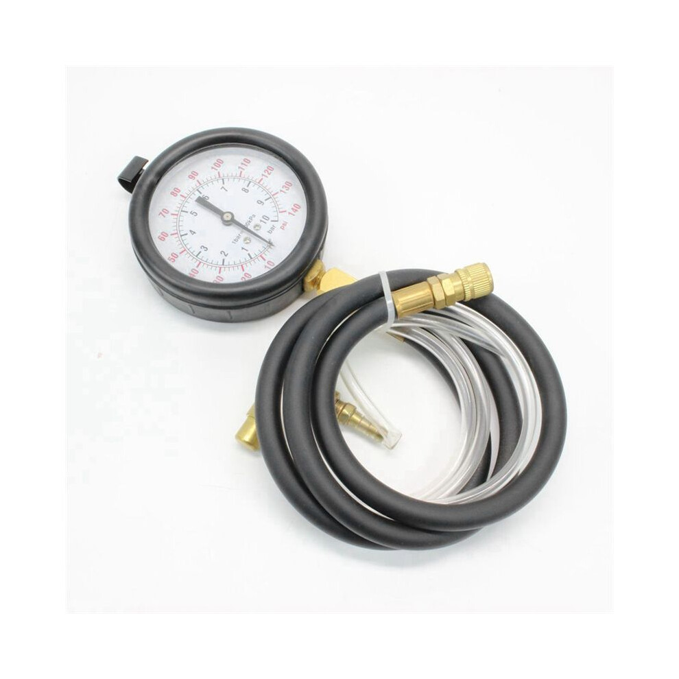 Tu-443 Universal Fuel Injection Pressure Tester Gauge Test Adapter Kit 0-140 Psi 6031602081559