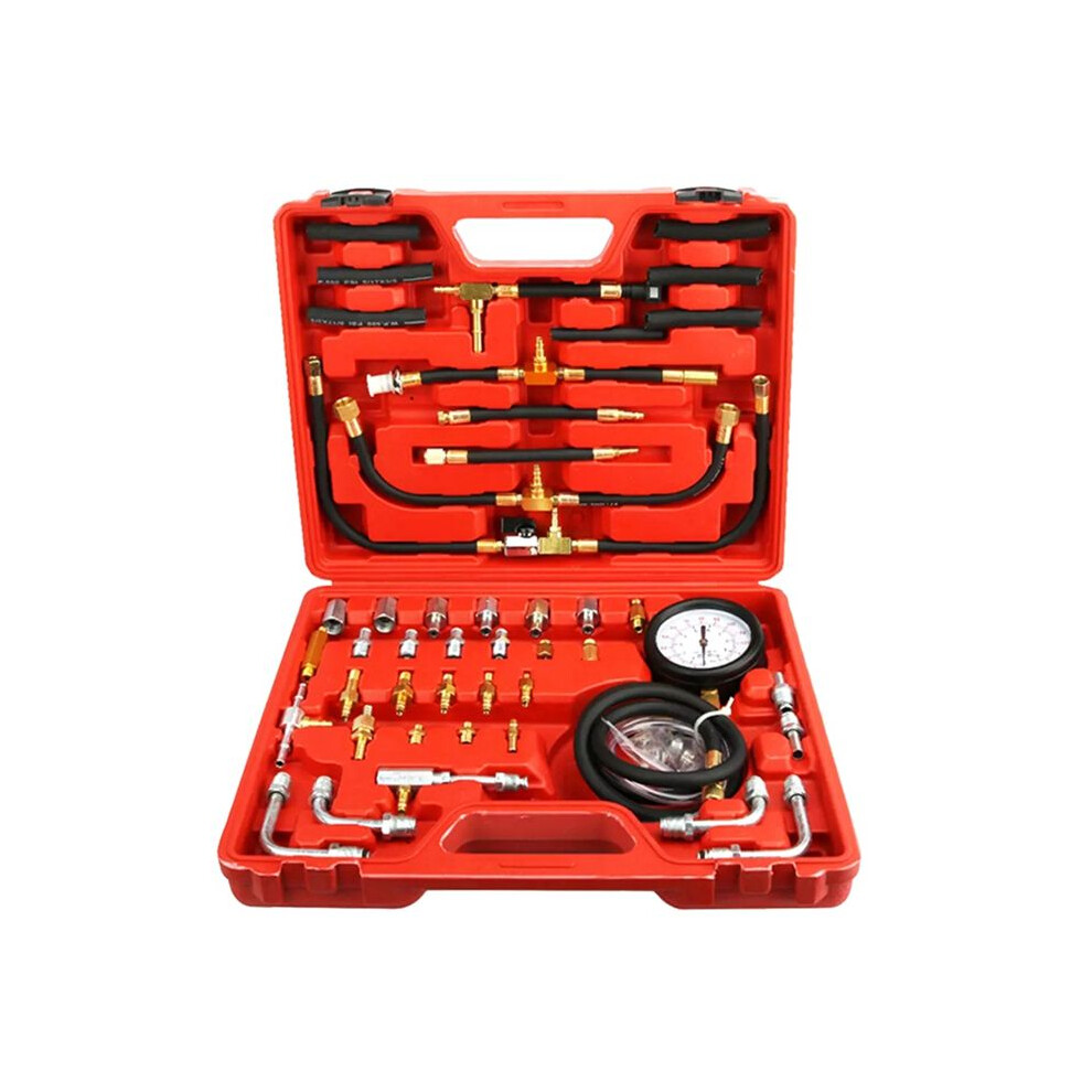 Tu-443 Universal Fuel Injection Pressure Tester Gauge Test Adapter Kit 0-140 Psi 6031951763205