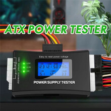 Narzędzie do Wykrywania Zasilania ATX Tester Zasilania Komputera Hosta Przenośna Obudowa Metalowa Wyświetlacz LCD Tester Zasilania