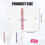 2 Pack A6 Soft PVC 6 Rings Binder, Clear Budget Binder, Refillable Planner Binder,  Binder Cover with Snap Button 7