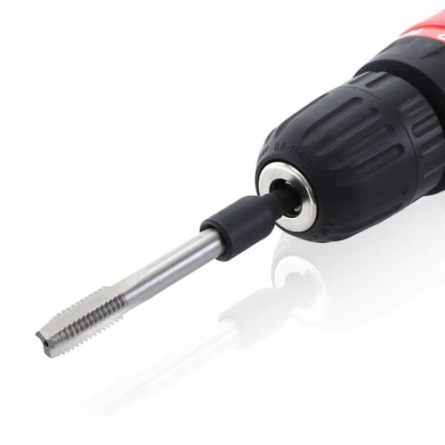 8pcs Tap Die Socket Adapter 1/4 Inch Hex Shank Machine Screw Metric Plug Threading Tool for Electric Drill M4-M16 1