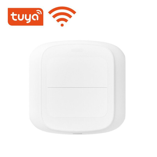 Tuya WIFI 2 Gang Scene Button  Push Remoter Panel  Home Linkage Automation Sence Controller WiFi Version 1