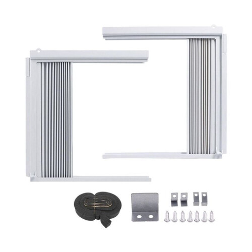 Window Air Conditioner Side Panels with Frame Adjustable Window Ac Insulation Side Panel for BTU Window AC Unit