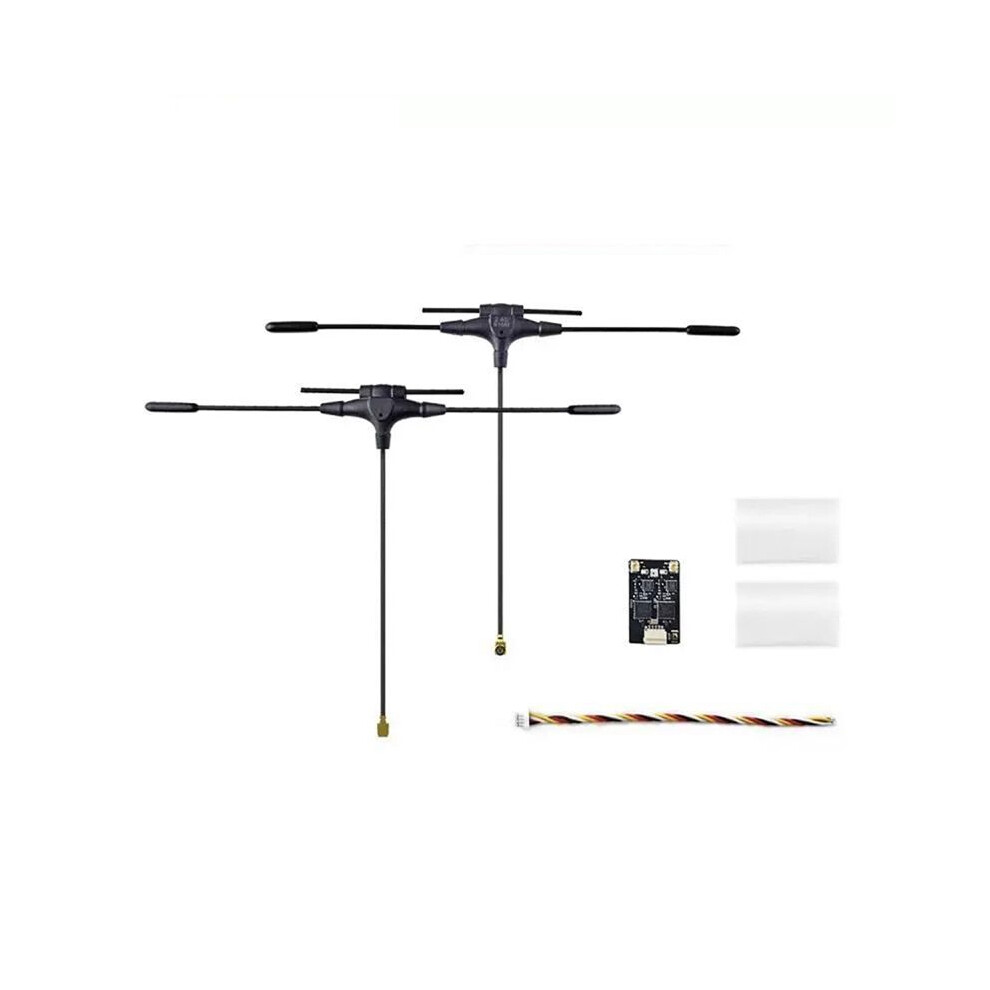 Gemini 2.4G/915Mhz Dual Elrs Diversity Receiver 100Mw Ipex-1 Connector For Fpv Rc Long Range Drone Quadcopter Black 6031088636830