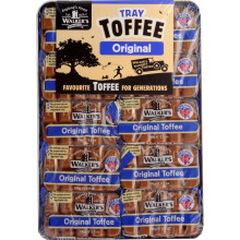 10 x 100g Walkers Non Such Original Creamy Toffee Wrapped Bars in Metal Tray