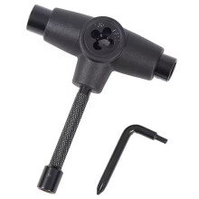 Skateboard T Tool T Shape Skateboard Tool Skateboarding Wrench Repair Tool Roller Skate Wrench for Skates or Quad Skates