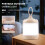 Rechargeable LED Camping Light - USB Portable Emergency Lamp with Mobile Hook, Home Decor Night Light 2