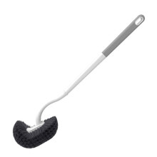 Toiletborstel met Lange Steel voor Thuisgebruik. Geen Dode Hoeken, Geen Gaten Hoeven Te Maken. Wandgemonteerde Badkamerreinigingsborstel met Lange