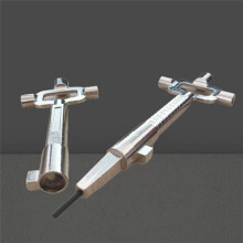6 in 1 Lock Cylinder Measuring Tools Building Keys and Locksmith Lock Keys Construction Key Car Repair Hand Tools