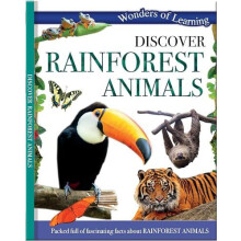 Discover Rainforest Animals Hardcover Book