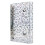 A6 Budget Binder Cover Clear PVC 6 Ring Binder Glitter Star Refillable Notebook Shell Protector with 2 Snaps 1