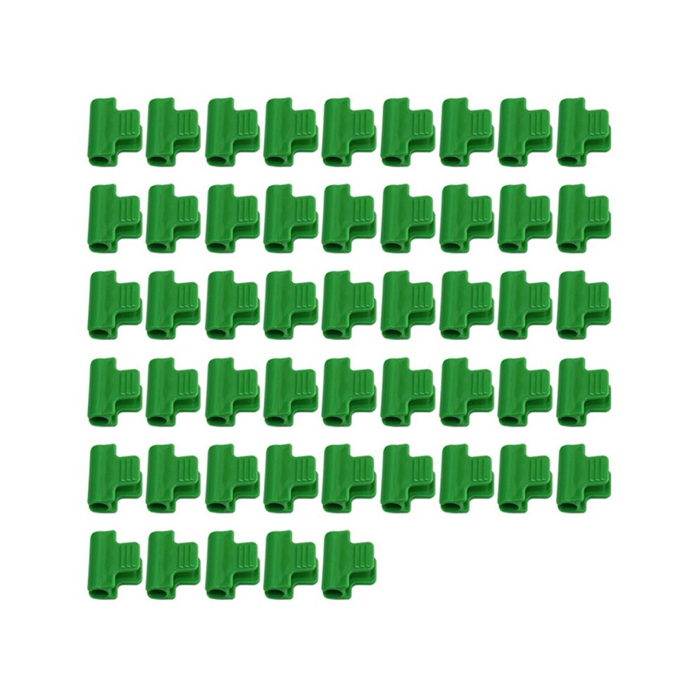 50Pcs Greenhouse Clamps,Pipe Clamps For 16Mm Plant Stakes,Row Cover Clips Garden Hoops Garden Clip 4711535758576