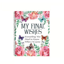 Il Mio Ultimo Pianificatore di Desideri: Tutto Ciò Che Devi Sapere Quando Non Ci Sarò Più Planner di Fine Vita, Checklist e Organizzatore