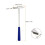 2pcs Double Face Small Metal Hammer 8 Inch Round Triangle Dual- Multifunctional Mallet 4