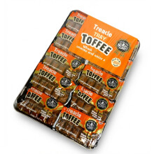 Walkers Treacle Toffee 10 x 100g Wrapped Bars Metal Tray Bulk Sweets