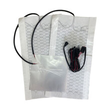 Universal Car Heater Kit 12V Carbon Fiber Heating Pads 2 Level Dual Control System Buttons