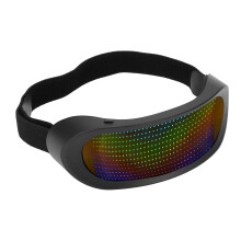LED-Leuchtbrille 1236 Pixel, 450 mAh, RGB