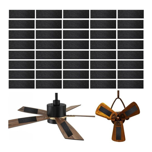 40er-Pack Deckenventilatorfilter für Flügel - Deckenventilator-Luftreiniger-Pads, Zubehör, Staubfänger - Ventilatorfilter