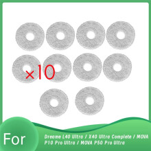 10 PCS Cleaning Rag for L40 Ultra / X40 Ultra Complete / MOVA P10 Pro Ultra / MOVA P50 Pro Ultra Robot Vacuum