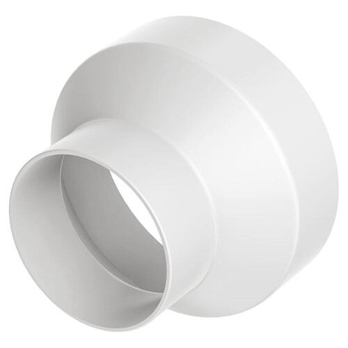 Redutor de Duto de 8 A 6 Polegadas, Adaptador de Duto 8 A 6 Redutor de PVC, Aumento/Redutor de Duto para Sistema de Ventilação HVAC de Barraca de