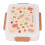 Scatola pranzo per bambini marrone - Bento portatile, per microonde 15