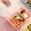 Bento-Lunchbox mit Staubdeckel, 4-teiliger PP-Lebensmittelbehälter 9