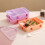 Bento-Lunchbox mit Staubdeckel, 4-teiliger PP-Lebensmittelbehälter 8