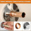 Compression Sleeve Puller Tool Corrosionand  Supply Stop, Pipe Tool Compression Ring Removal Tool 5