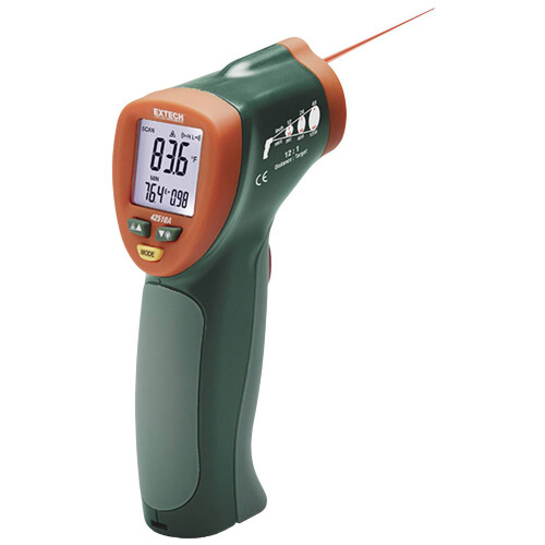 Extech 42510A Mini IR Thermometer 121 -50 to 650C Laser Pointer