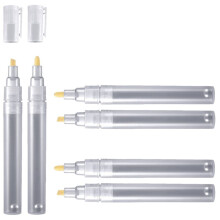 6 Leere, BefüLlbare Blanko-Farbstift-, NachfüLlbarer Farbstift, Feine Spitze, Graffiti-, Acryl- für ÖLmalerei