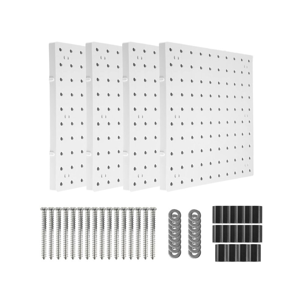 Pegboards, Pegboard Wall Organizer Panels, Peg Boards For Wall, Room, Kitchen, Garage, Living Room, Bathroom(4Pcs) 6034120144294
