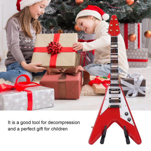 Exquisite Guitar Model Desk Decoration