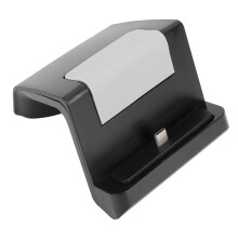 Schwarze Switch Lite Ladestation mit Lichtleiste & LED-Anzeige Ständer & Halter