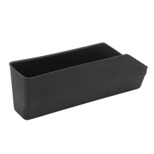 Caja de almacenamiento para palanca de cambios de silicona negra para consola central compatible con Tacoma 2024