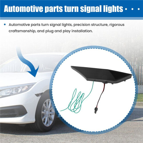 Car Sidemarker Lamps Front Side  Light Kit Turn Signal Light for   10Th 2016- 2