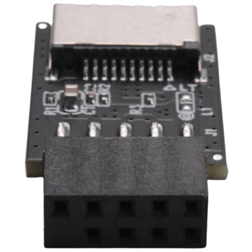 Motherboard USB2.0 9Pin zu TYPE-C A-KEY Frontanschluss Konverter USB3.2 TYPE-E Interface Header Adapter Extender Card
