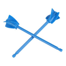 2 Pack Resin Mixer Paddles,Epoxy Mixer Attachment for Drill, Reusable Paint Mixer,For Epoxy Resin,Ceramic Glaze,Silicone
