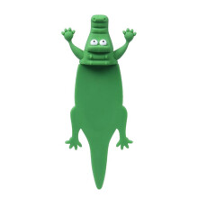 Funny Squashed Animal Bookmark Noctilucence Light Alligator Bookmarks for Kids Girls Boys Men Women