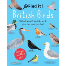 Find it British Birds by Richardson Puzzles and Games Paperback Book