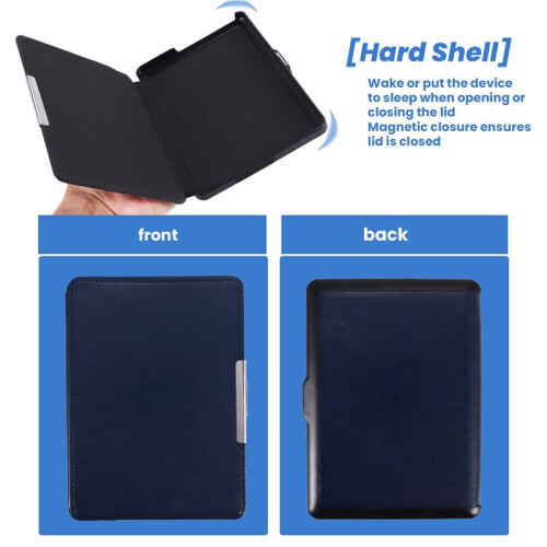 Case for KOBO GLO HD 6.0" eReader Magnetic Auto Sleep Cover Ultra Thin Hard Shell (Dark ) 2