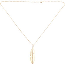 Women Jewelry Feather Pendant Chain Necklace Long Sweater Chain Statement Jewelry Gold