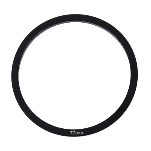 77mm Lens Black Metal Adapter  for Cokin P Series Filter Holder